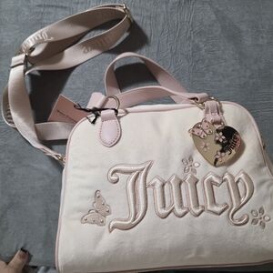 Juicy Couture Pink and Cream Women's Bag